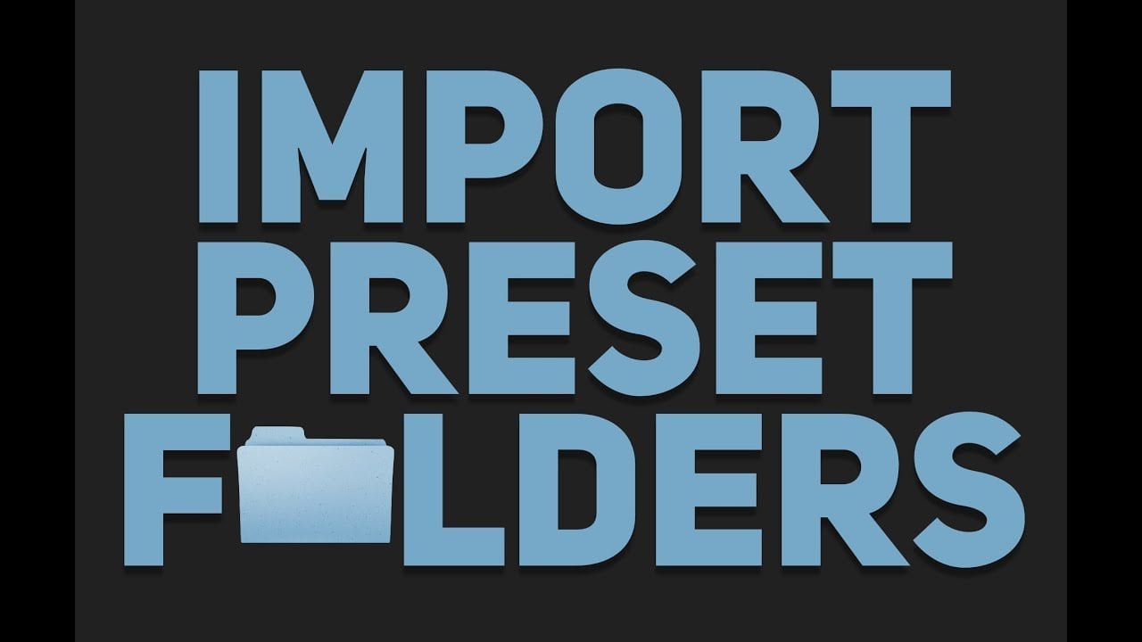 Import entire preset folders into Logic Pro plug-ins