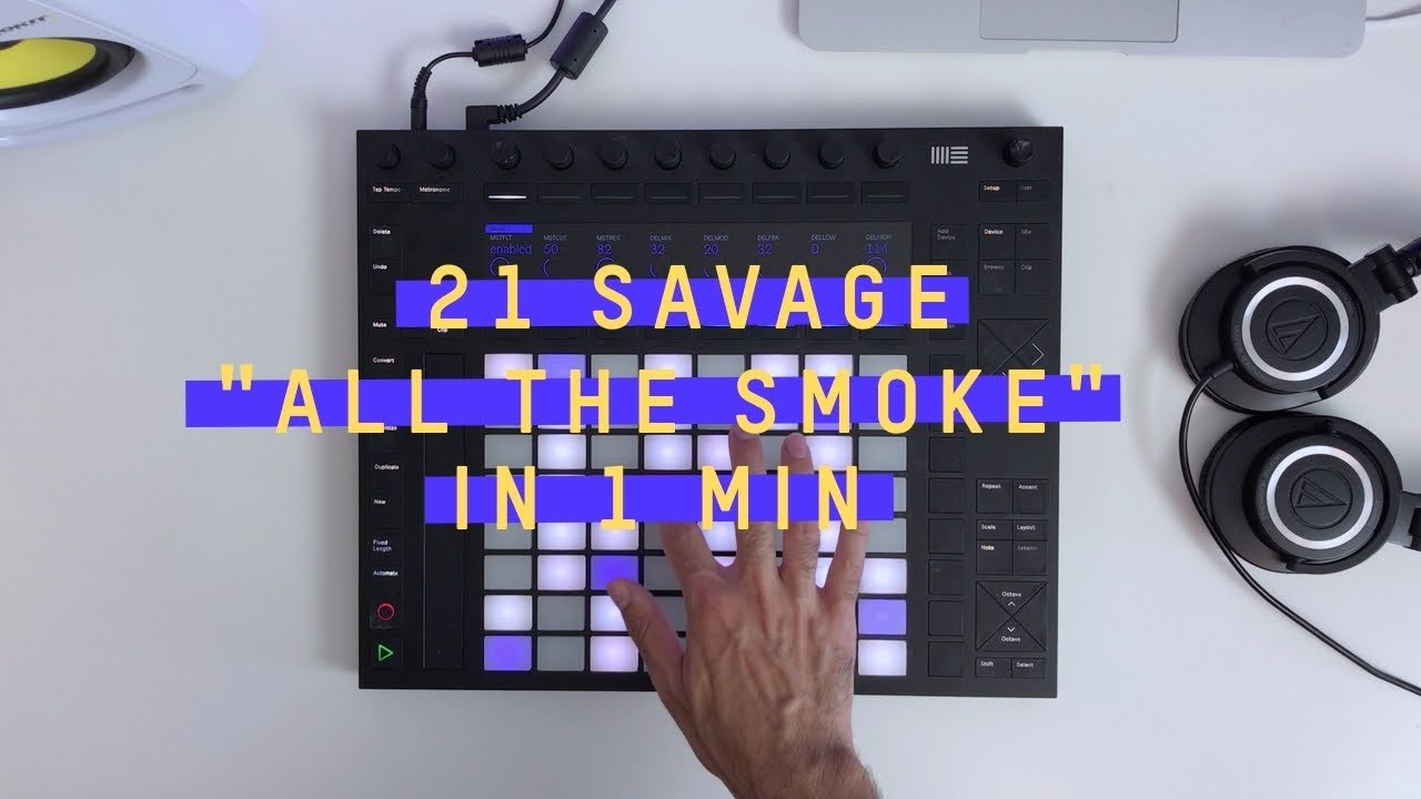 How 21 Savage’s “ALL THE SMOKE” was made in 1 minute