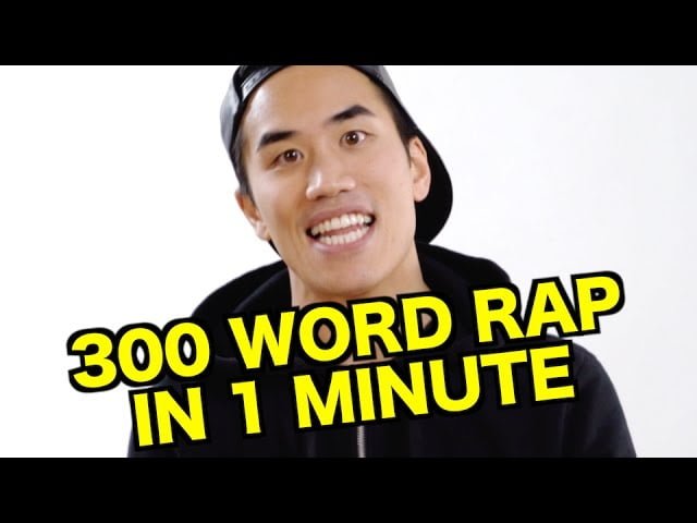 300 minutes. Fast Rap.